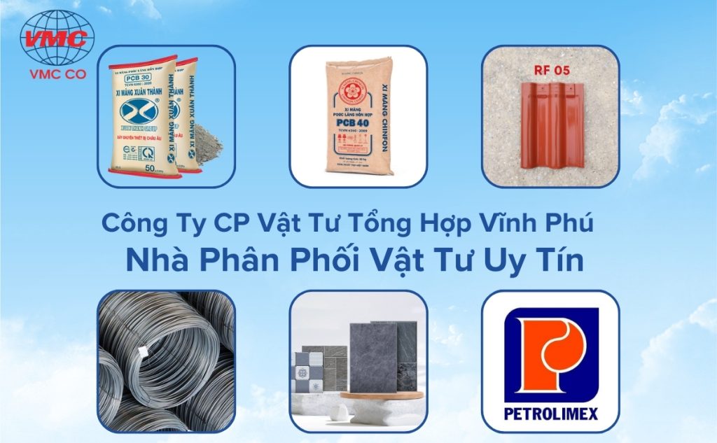 Công ty CP Vật tư tổng hợp Vĩnh Phú nhà phân phối vật tư uy tín
