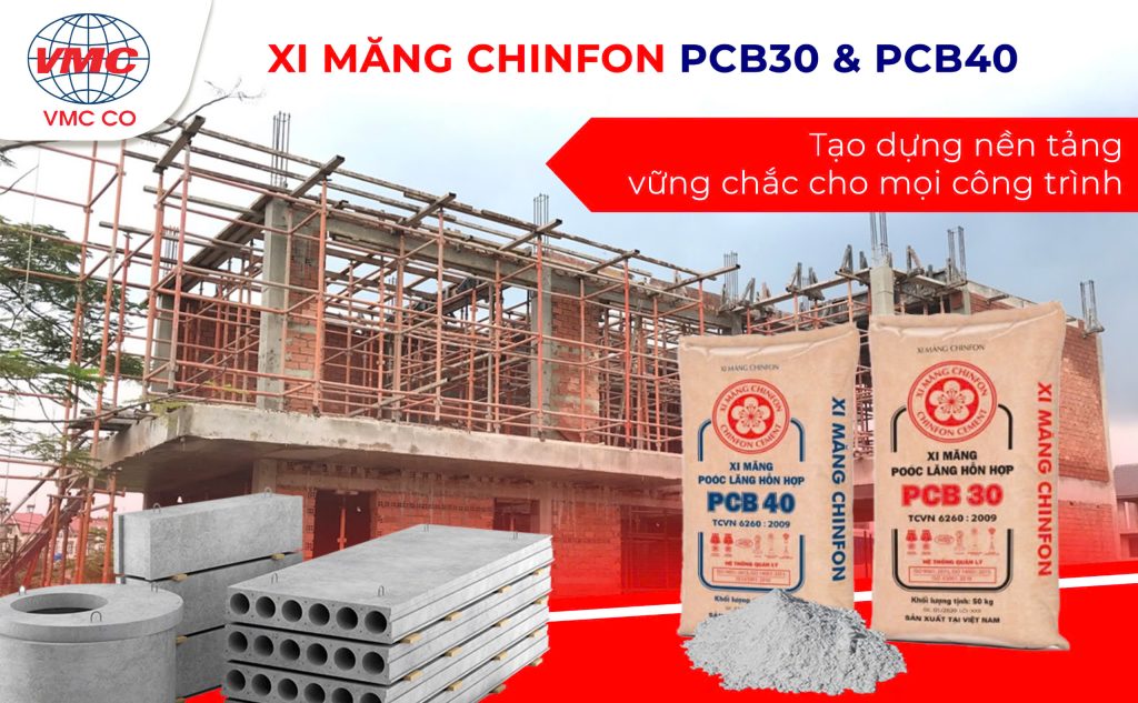 Xi Măng Chinfon PCB30 & PCB40 - Nền Tảng Vững Chắc Cho Mọi Công Trình