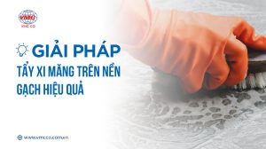 giải pháp làm sạch nền xi măng trên nền gạch hiệu quả