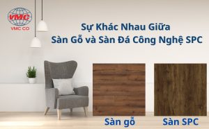 Sự khác nhau giữa sàn gỗ và sàn đá công nghệ SPC