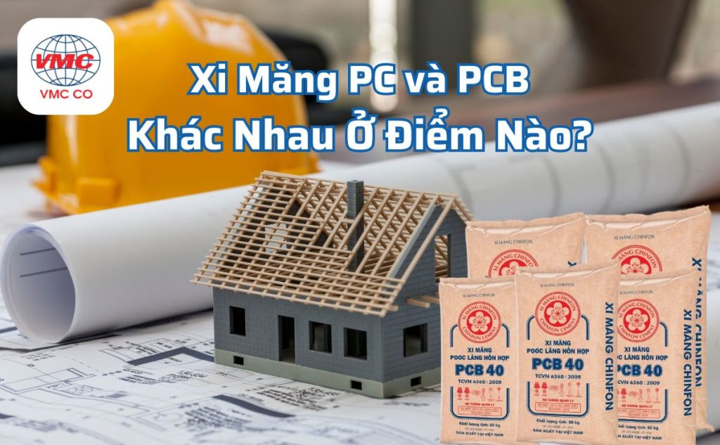 Xi măng PC và PCB khác nhau ở điểm nào?