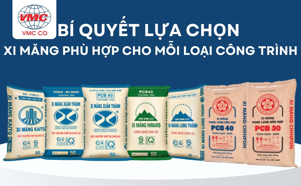 bí quyết lựa chọn xi măng phù hợp cho mỗi công trình