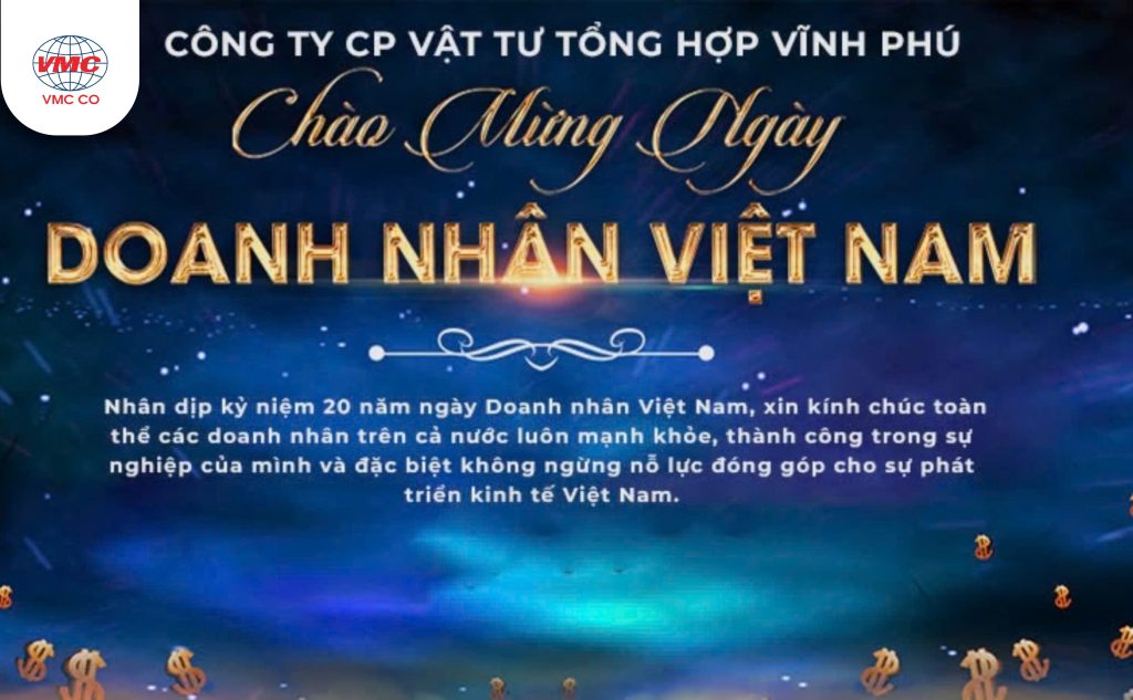 Kỷ niệm 20 năm Ngày Doanh Nhân Việt Nam - Niềm tự hào của Công ty CP Vật Tư Tổng Hợp Vĩnh Phú